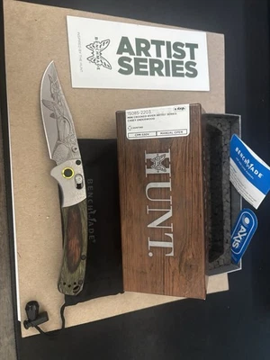Mini Crooked River Artist Series 15085-2203 Benchmade - Mallard Duck Foto 1 de 4