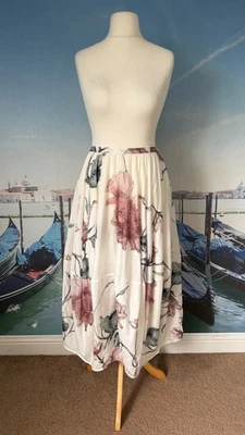 COS floral bubble midi skirt size eur 38 UK 10 12 - Image 1 of 4