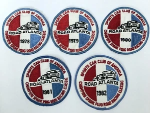 Vintage 1978 To 82 SCCA Road Atlanta Patch Sports Car Racing Champion Spark Plug - Picture 1 of 6