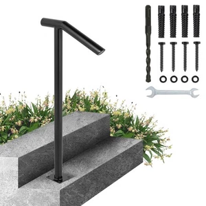 Rampe d'Escalier Main Courante Extérieur Mate 45x96 cm pour Porche Maison - Imagen 1 de 12