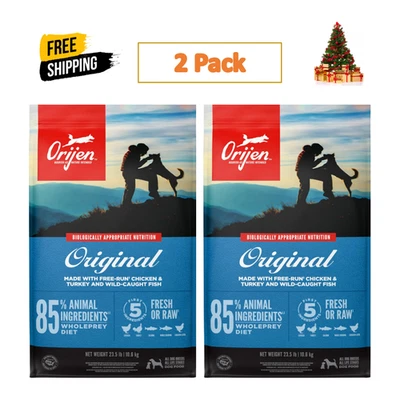 Paquete de 2, comida seca original ORIJEN para perros, bolsa de 23,5 lb Foto 1 de 4