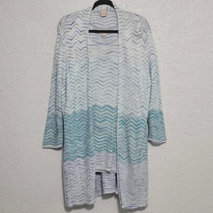 Chicos Damen Cardigan & Tank Set Gr. XL Kuschelig Strand Küste Häkel Strick Pastell - Bild 1 von 9