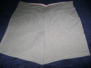 ATHLETIC WORKS WOMEN SHORT Gray L/G 12/14 sz Gvatemala - Picture 1 of 3