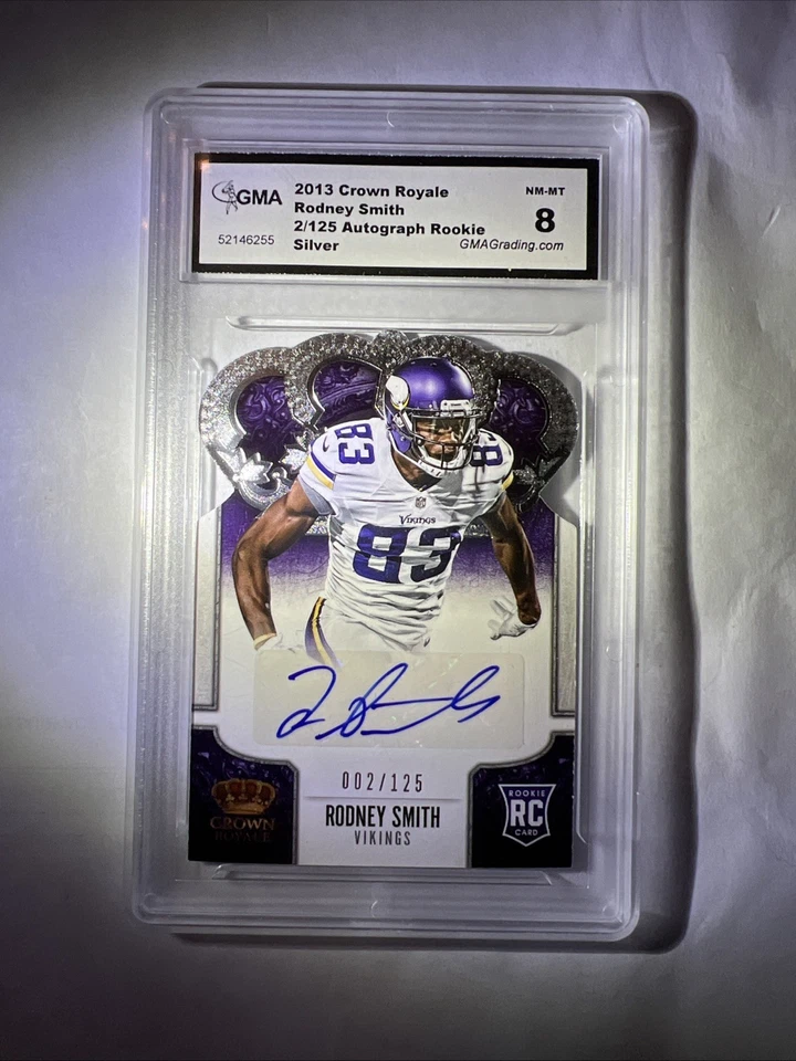 2013 Panini Crown Royale - Rodney Smith #183 Silver Holo Die-Cut Crown - Image 1 of 2