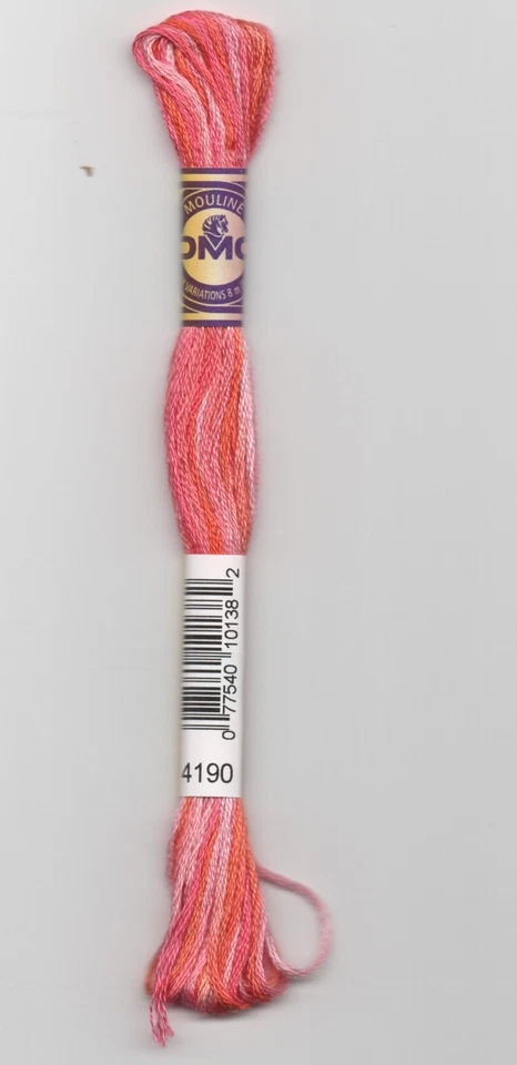 MOULINÉ COLOR VARIATIONS - DMC - Ocean Coral - 8m/skein - 417.4190 - 8736 - image 1 of 1