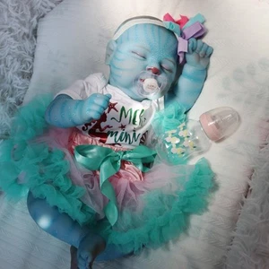 19in Lifelike Peaches Reborn Dolls Avatar Baby Real Cloth Body Girl Boy Toy Gift - Picture 1 of 5