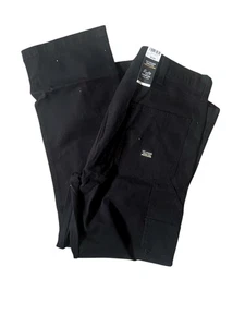 Levi's Signature Workwear Men's Carpenter Jeans 42x34 Black Denim - Picture 1 of 4