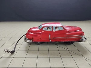 VINTAGE HADSON CADILLAC RED CAR TIN - Picture 1 of 7