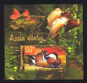 UNGHERIA - 1999. S/S - Animali dell'Asia / Anatra MNH! ! Mi:Bl.250. - Foto 1 di 1