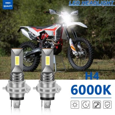 Faros LED para motocicleta BETA RS EVO Trail Mini 50 bombillas blancas de haz alto/bajo Foto 1 de 4