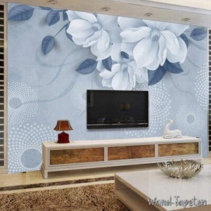 Fotomurale in tessuto non tessuto carta da parati quadri da parete effetto 3D dipinto a mano fiore 7004 - Foto 1 di 4