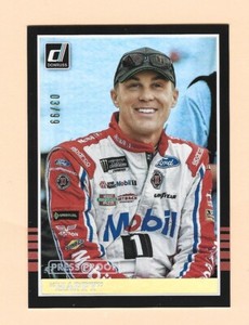 2018 Donruss Racing "Gold Press Proof" Kevin Harvick "Happy" Card #3/99