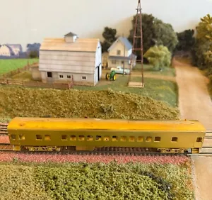 HO Overland Brass OMI-3111 Milwaukee Road Parlor Car. Unpainted. Read. IOB. - Picture 1 of 9