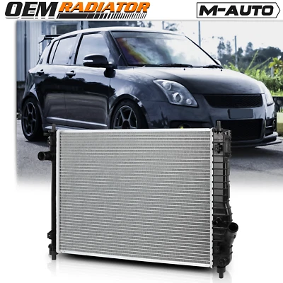 Radiador de aluminio 13097 OE de repuesto compatible con Chevy Aveo/Aveo5/G3/Swift+ 2009-2011 Foto 1 de 4