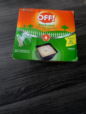 **NEW** Off Backyard Citronella Scented Tabletop Candle - Image 1 of 3