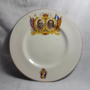 Vintage Royal Memorabilia Plate Coronation George VI & Elizabeth May 12th 1937 - Picture 1 of 6