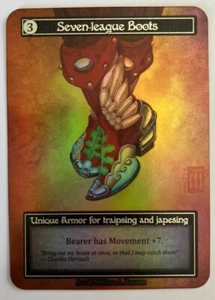 Sorcery Contested Realm Beta Seven-League Boots FOIL Unique Pack Fresh/Unplayed - Picture 1 of 2