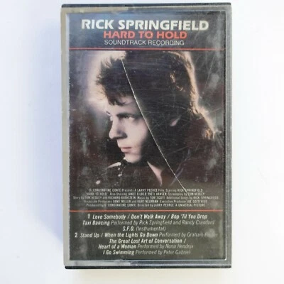 Rick Springfield Hard To Hold Soundtrack (Cassette) - Image 1 of 2