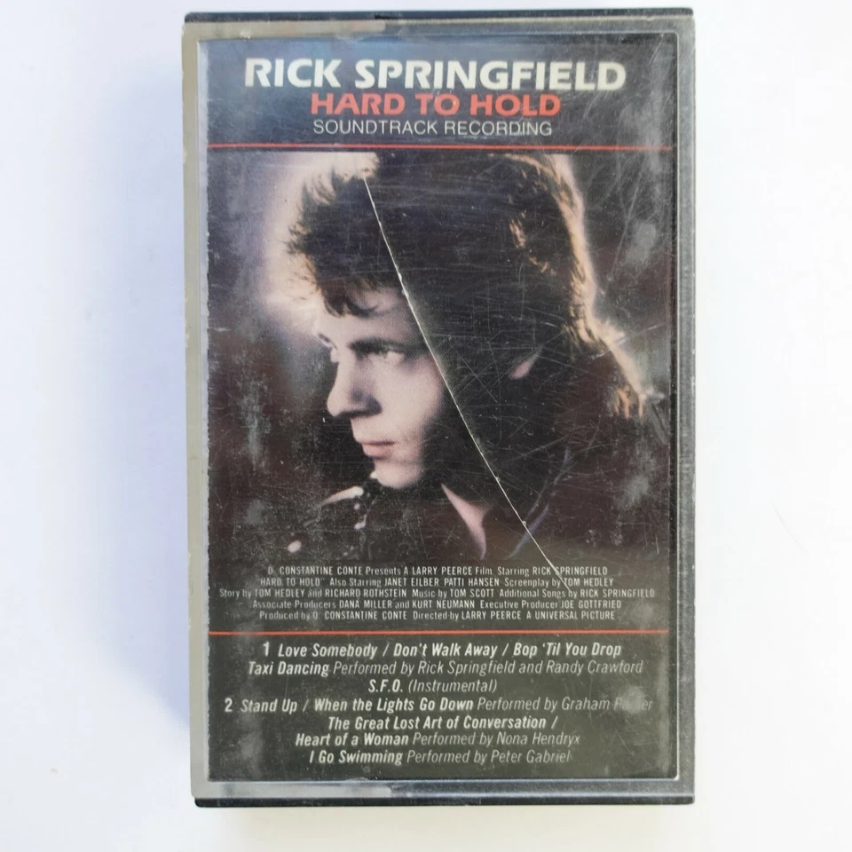 Rick Springfield Hard To Hold Soundtrack (Cassette) - Image 1 of 2