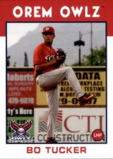 2016 Orem Owlz Grandstand #31 Bo Tucker Rome Georgia GA Baseball Card