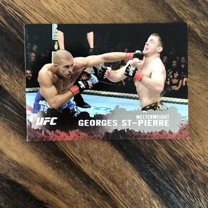 2009 Topps UFC - GEORGES ST PIERRE RC - GOAT - Parallel No 100   SP 133/188 - Bild 1 von 2