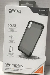 🌎 GEAR4 Apple iPhone XR . Wenbley Case - Smokey Black,Open Box ‼️ - Picture 1 of 3