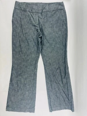 Брюки Axcess женские размер 12 серые средняя посадка крюк и глаз прямые плоские спереди - Изображение 1 из 4