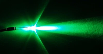 LOW current LED 1mA 5mm 5800mcd grün  / gut geeignet für Solarleuchten - Bild 1 von 3