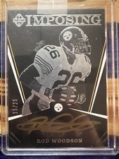 2018 Panini Majestic Imposing Holo Silver #RW Rod Woodson On Card Autograph #/25