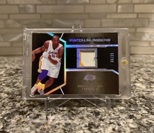 2006-07 Upper Deck Black Kobe Bryant Patch Numbers Gold 5/25 SSP HOF