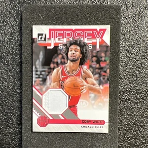 2020-21 Donruss Basketball Jersey Series Game Worn Relics #JS-CWT Coby White - Picture 1 of 2