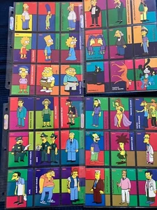 The Simpsons Down Under 1-100 Trading Card Set Tempo 1996 - Picture 1 of 3