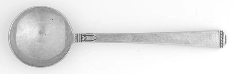 Lunt Silver Regency  Bouillon Soup Spoon 327105 Cover