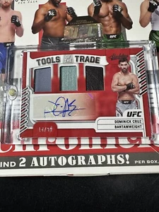 2023 Chronicles UFC DOMINICK CRUZ Absolute Tools of the Trade Relic Auto 14/99 - Picture 1 of 3