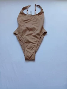 Skims Recycled Swim Scoop Neck One Piece 2XS Ocker Stretch SW-SNO-0044 G69-52 - Bild 1 von 3