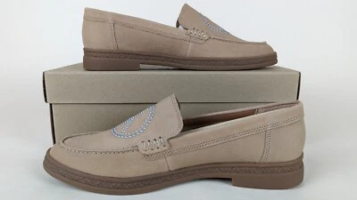 Lucky Brand Redmy мокасины плоскостях женщин 6,5 M желтовато-коричневый кожаный запонки мира туфли новый с ярлыками - Изображение 1 из 4