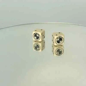Juego de dados estilizados con logotipo BMW, dados D6, dados profesionales, juegos de dados - Imagen 1 de 1