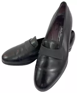 Salvatore Ferragamo Herren schwarz Smoking Schuhe Italien Halbschuhe Größe 8,5 D Einzelhandel $ 995 - Bild 1 von 10