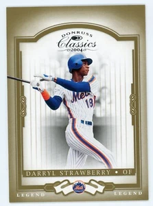 2004 Donruss Classics Darryl Strawberry Legend #164 #/1999 Mets - Bild 1 von 1