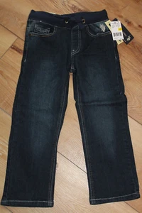 NWT Girls U.S Polo ASSN. Denim Slim Straight Flex Jeans Size 5/6 Dark Wash - Picture 1 of 6