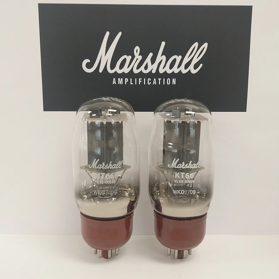 KT66 ORIGINAL MARSHALL SPARES SHUGUANG MATCHED PAIR VALVE TUBE - Image 1 of 1