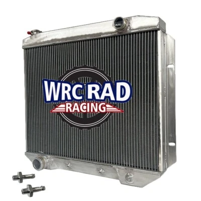 Aluminum Radiator For 1957-1959 Ford Fairlane Ranchero Edsel Mercury V8 2 Rows - Изображение 1 из 4
