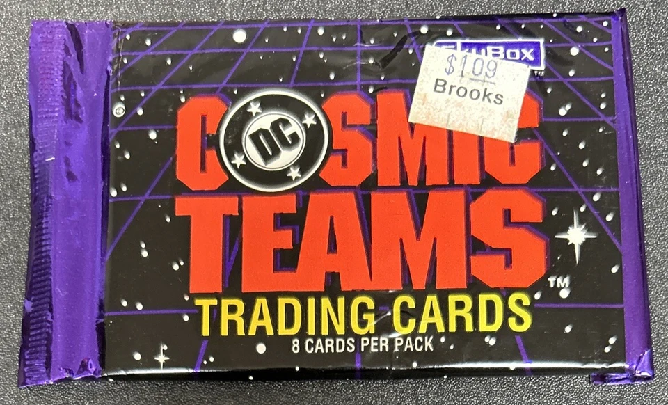 1993 SkyBox DC Cosmic Teams 8 Trading Card Pack