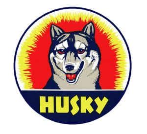 FITS VINTAGE HUSKY GASOLINE GAS MOTOR OIL PUMP RESTORATION STICKER DECAL - Bild 1 von 1