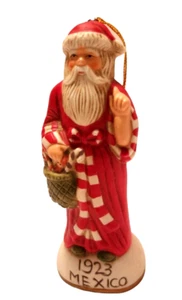 Mexico 1923 Santa Christmas Tree Ornament/ Figurine 5 in Tall - Imagen 1 de 7