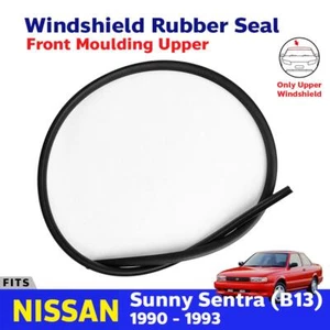 Front Windshield Upper Molding Rubber Fits Nissan Sunny Sentra B13 Sedan 1990-93 - Picture 1 of 6