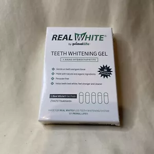 Real White di Primal Life | Sbiancamento denti | Baccelli in gel - 10 trattamenti - Foto 1 di 2