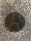 1897 One Penny Coin- Victoria British Bronze Coin