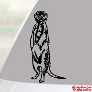 MEERKAT Vinyl Decal Sticker Car Window Wall Bumper AFRICA ANIMAL MONGOOSE FUNNY - Picture 1 of 2