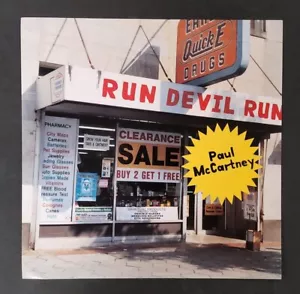 Paul McCartney "Run Devil Run" Poster Flat 12"x12" - Picture 1 of 2